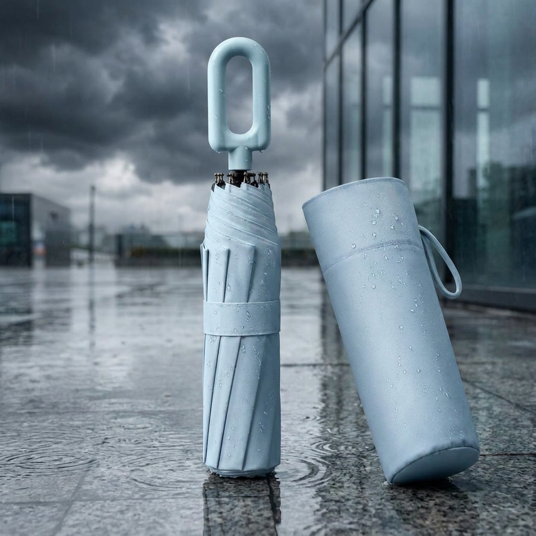 One-Touch Storm Umbrella for Easy Coverage
