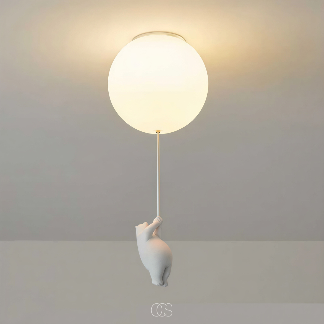 Hot Air Balloon Ceiling Light for Playful Rooms