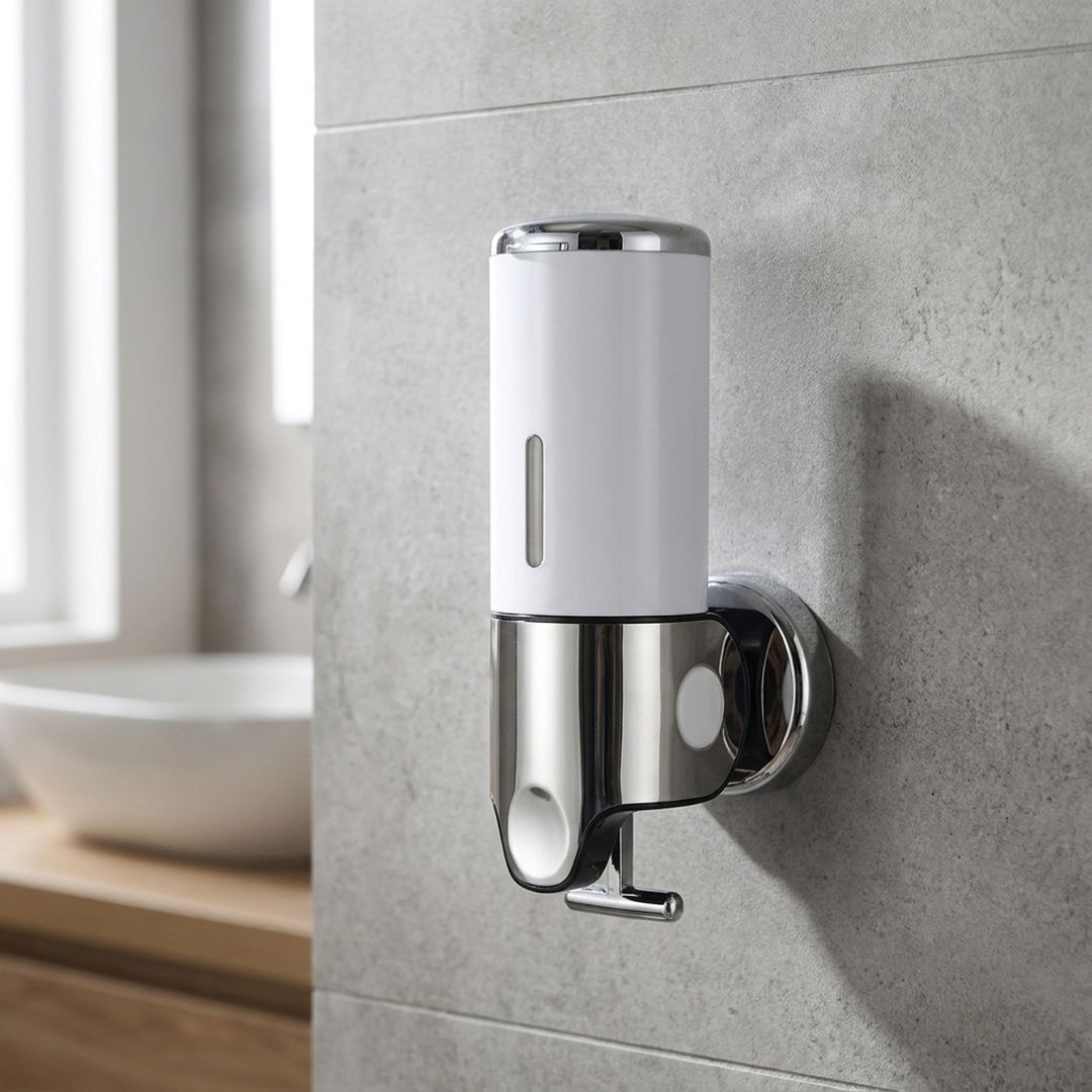 Wall-Mounted Soap Dispenser for Clutter-Free Sinks