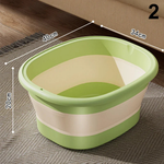Foldaway Foot Soaking Tub With Massage Rollers