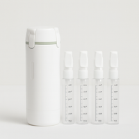 Four-Chamber Travel Bottle for Spill-Free Packing