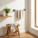 Adhesive Aluminum Towel Bar for Drill-Free Setup