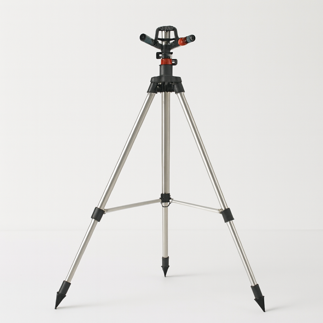 Adjustable Tripod Sprinkler for Even Coverage