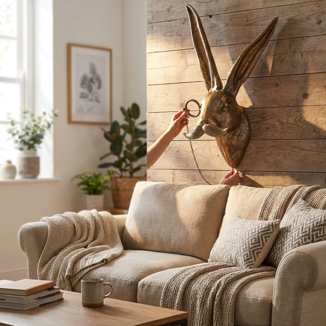 Whimsical Animal Wall Accent for Instant Character