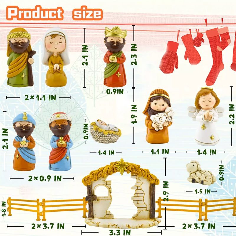 Nativity Advent Calendar For Family Countdown