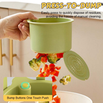 Sink-Edge Scrap Basket for Easier Cleanup