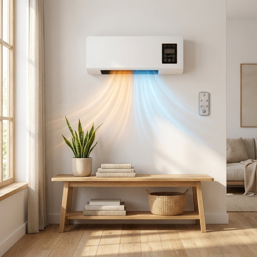 Wall-Mounted Climate Fan for Year-Round Comfort