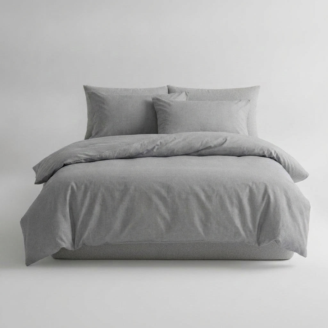 Botanical Cotton Duvet Set for Cooler Sleep