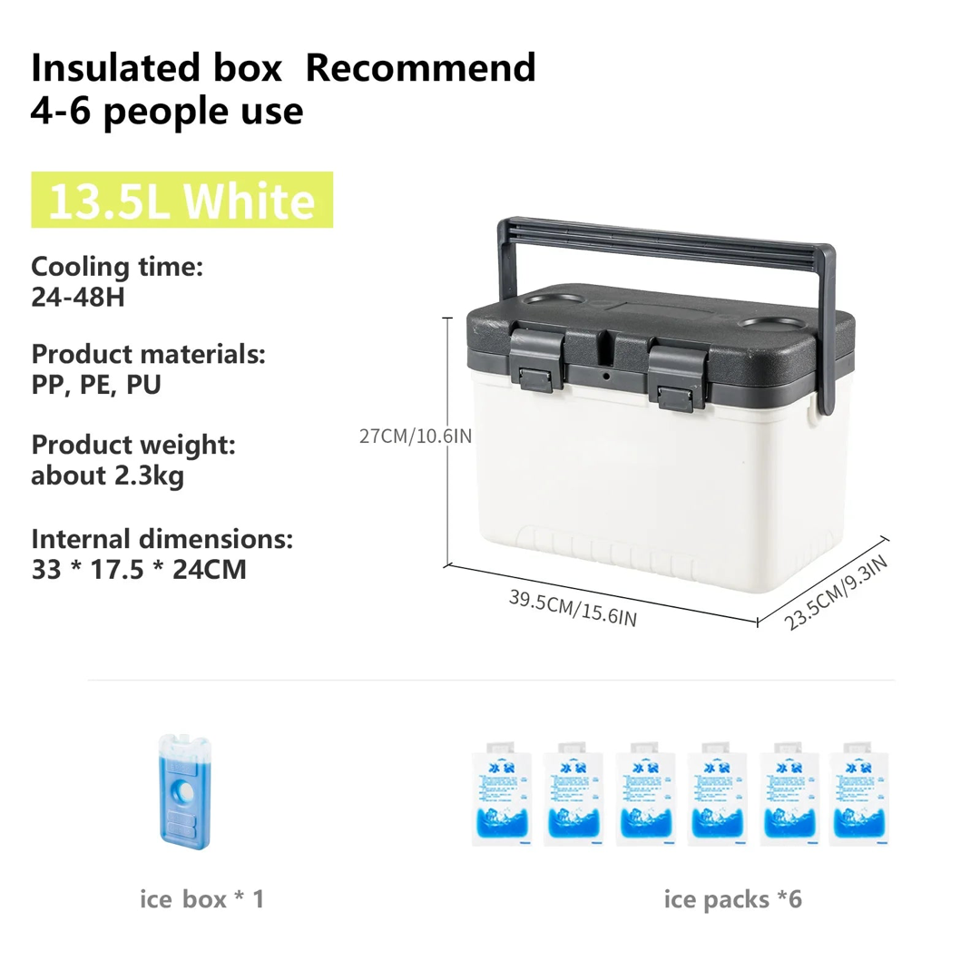 Rugged Cooler Box With 72-Hour Ice Retention