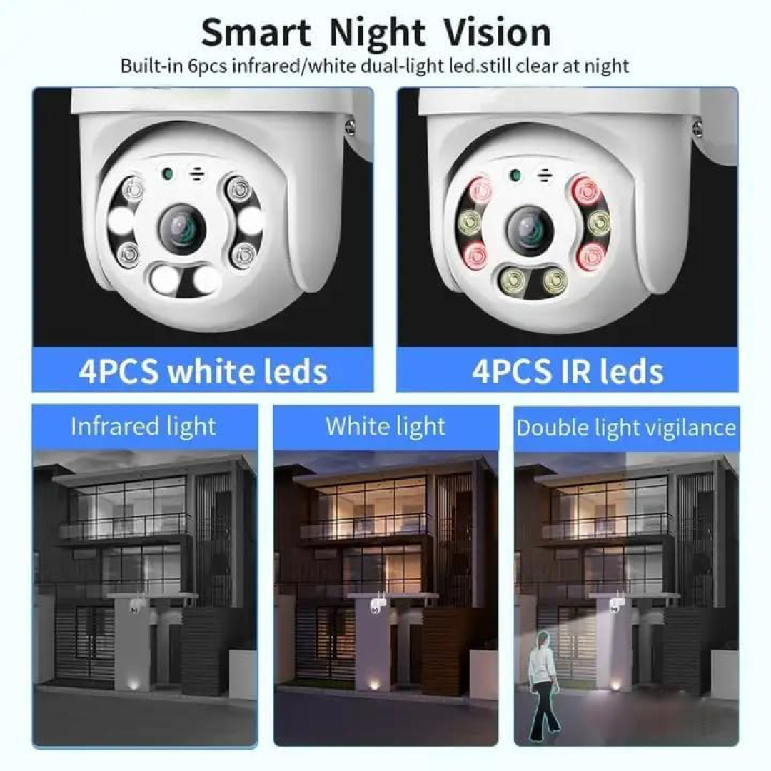Outdoor WiFi Security Camera for Full-Angle Monitoring