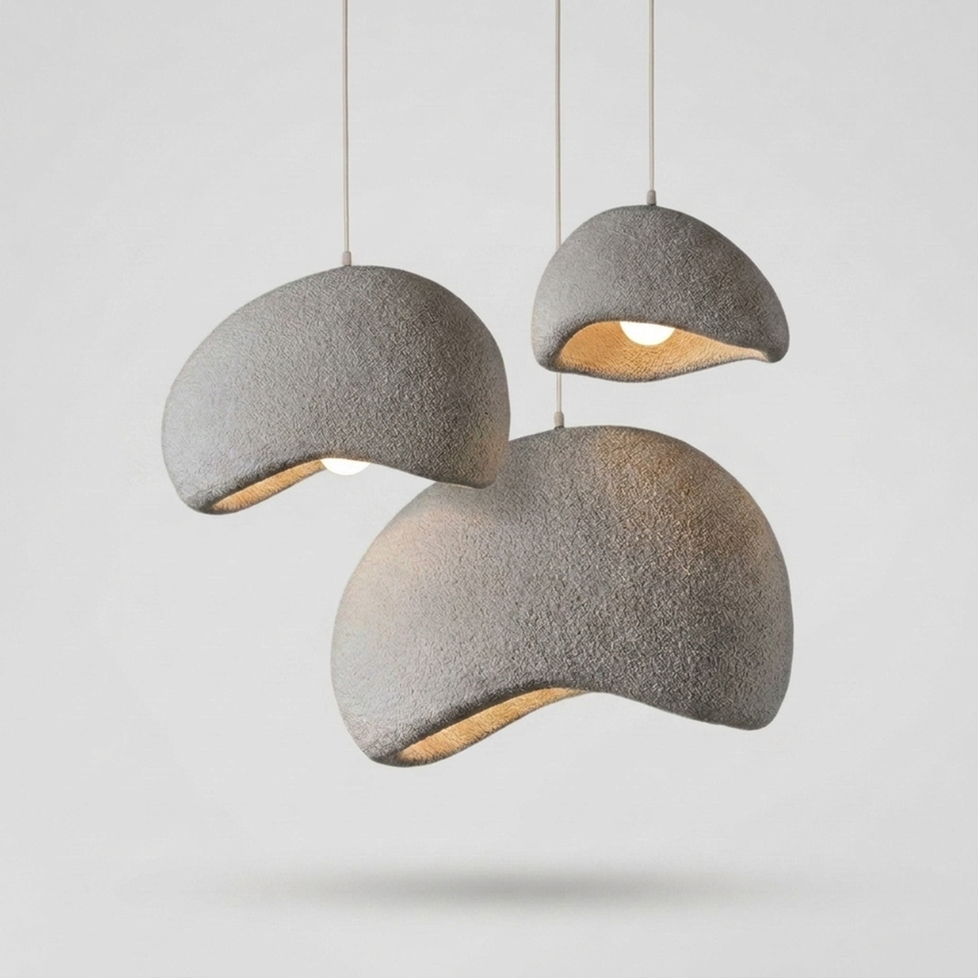 Sculptural Pendant Light with Adjustable Glow