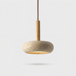 Wood And Stone Ceiling Light for Calming Ambience