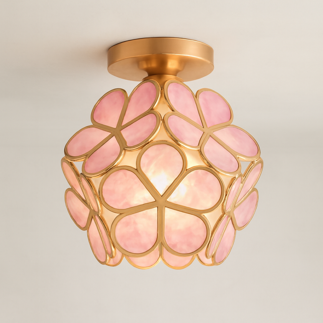 Crystal Bloom Ceiling Light – Warm Ambience