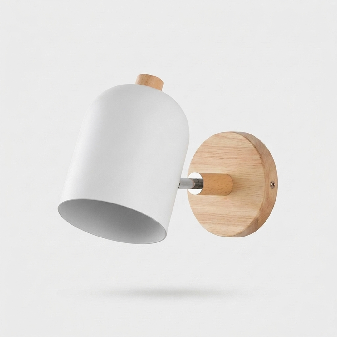 Wooden Wall Spotlight for Focused Lighting