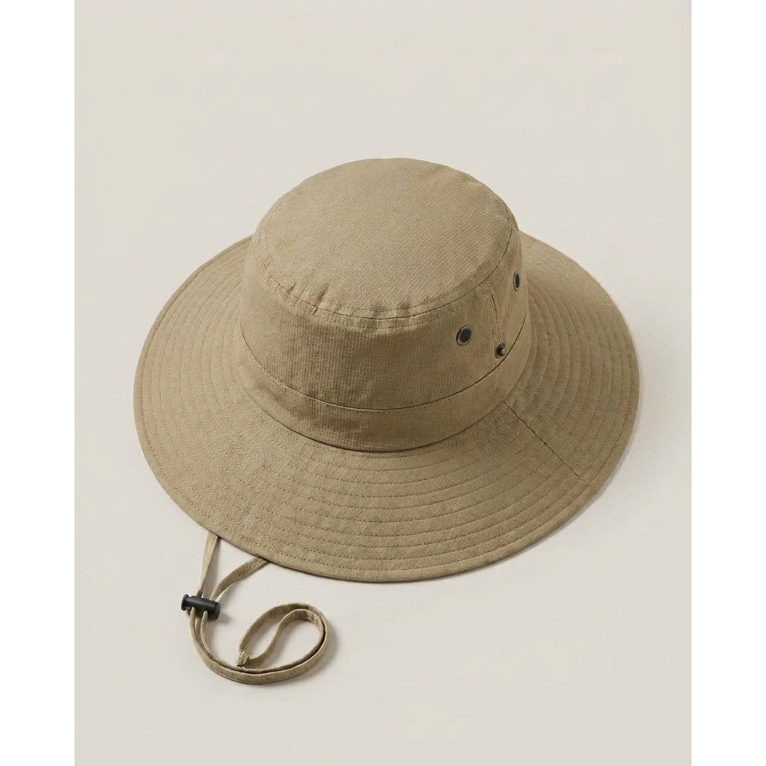 Ventilated Wide-Brim Hat for Cool Sun Protection