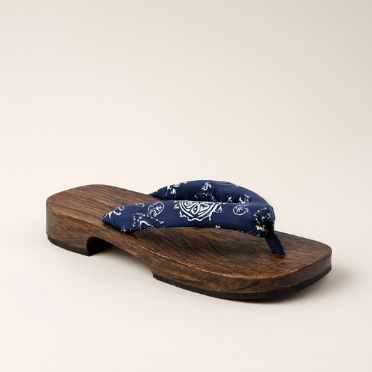 Holz-Geta-Sandalen für ausgewogenen Komfort