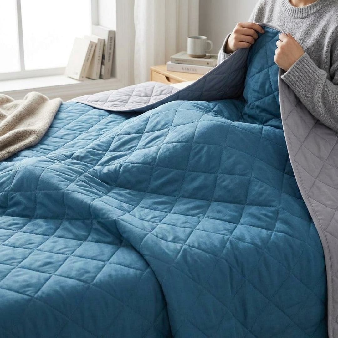 Cooling Embossed Quilt for Restful Summer Sleep