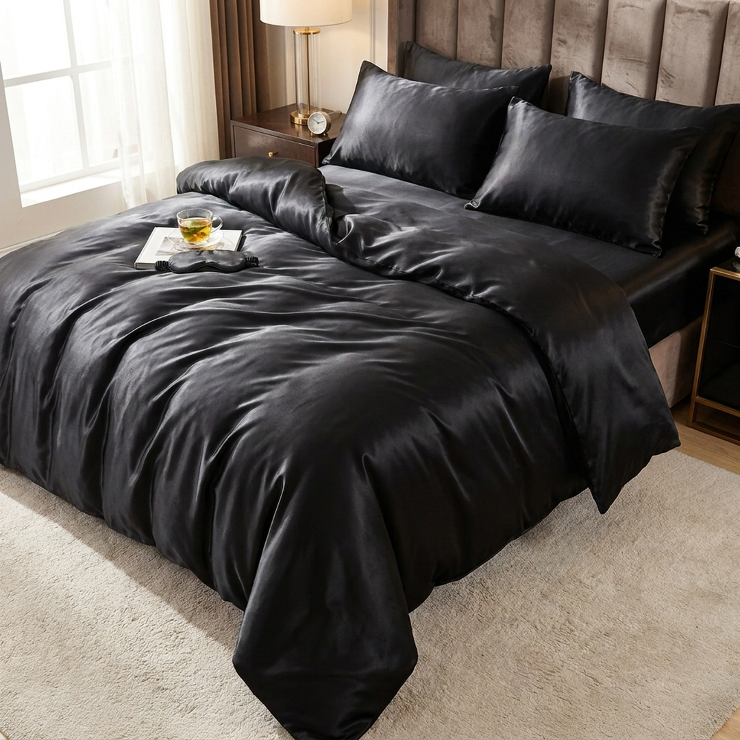 Silk Duvet Cover for Smoother Nights