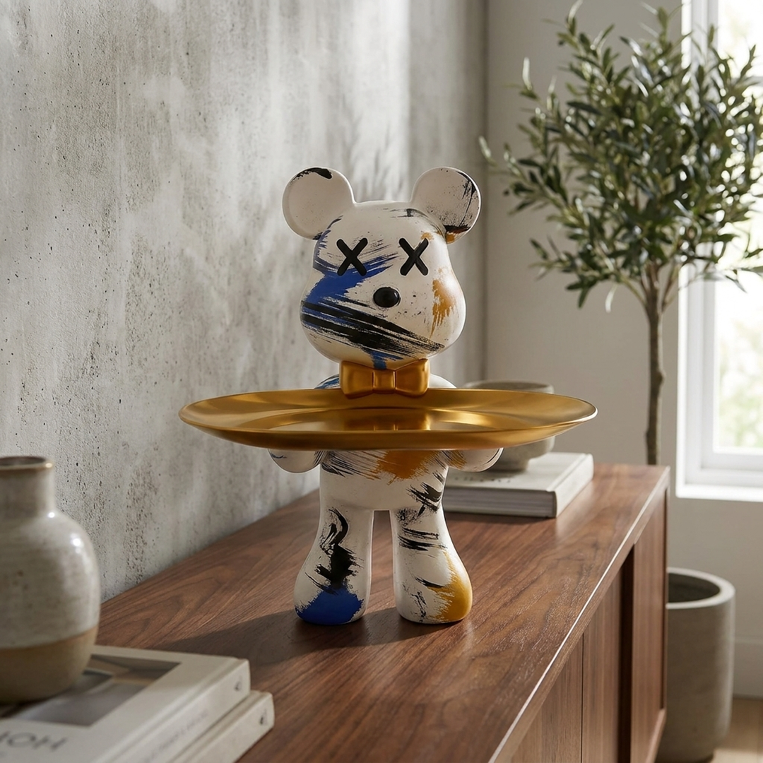 Graffiti Bear Catchall Keeps Essentials Handy
