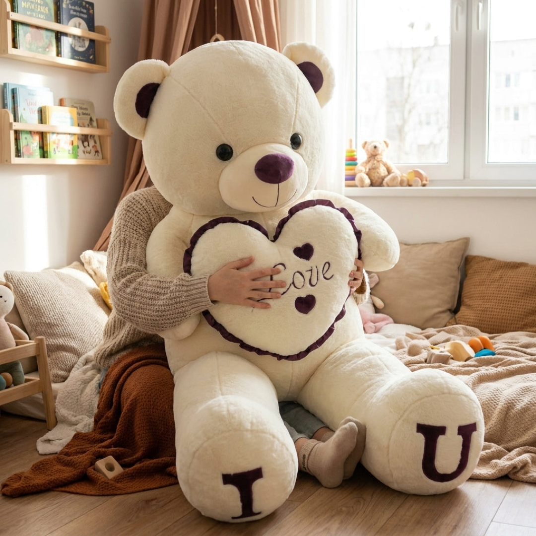 Oversized Teddy Bear for Full-Body Comfort