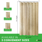 Natural Hemp Shower Curtain – Keeps Bathrooms Dry