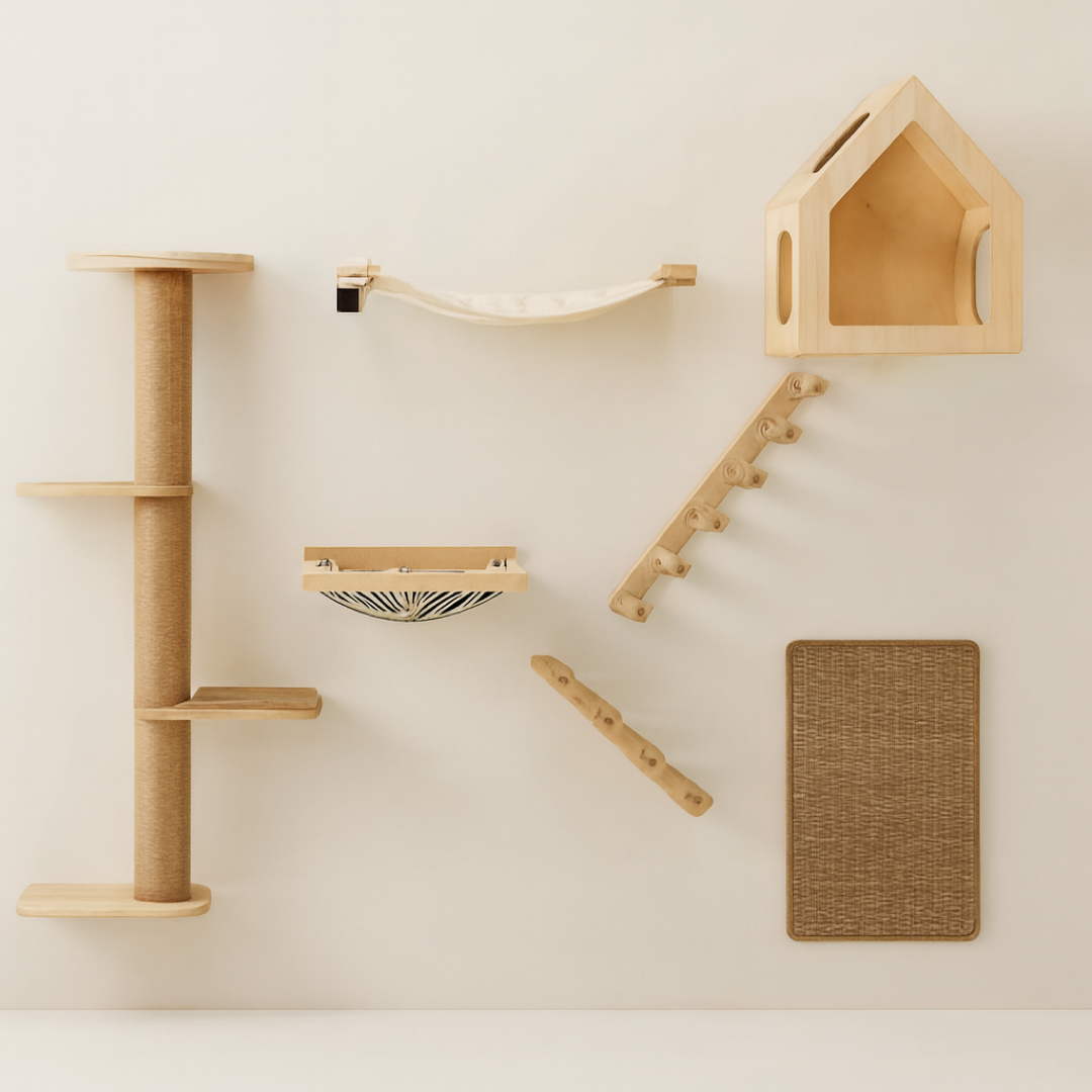 Wall Cat Climber for Floor-Free Enrichment
