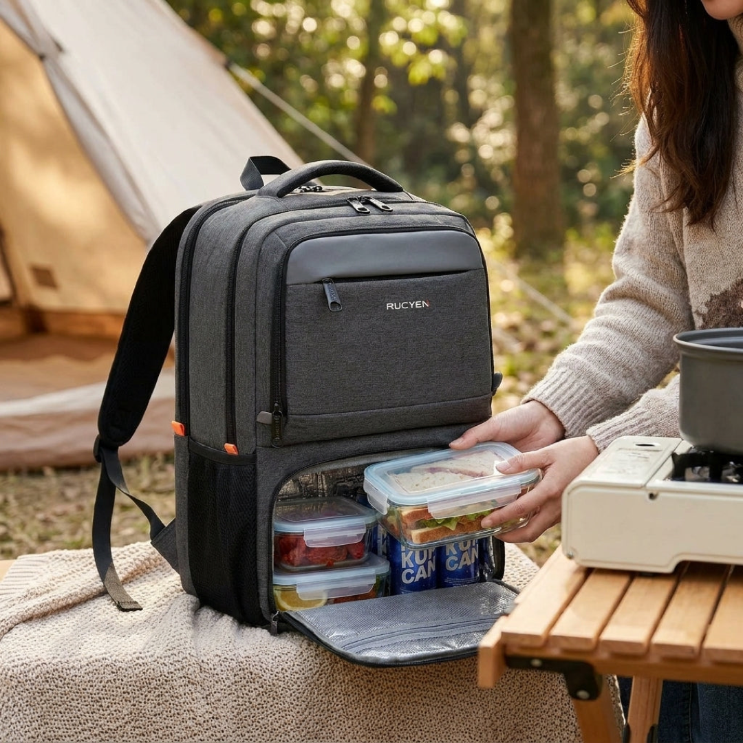 Spacious Cooler Backpack for Fresh Meals