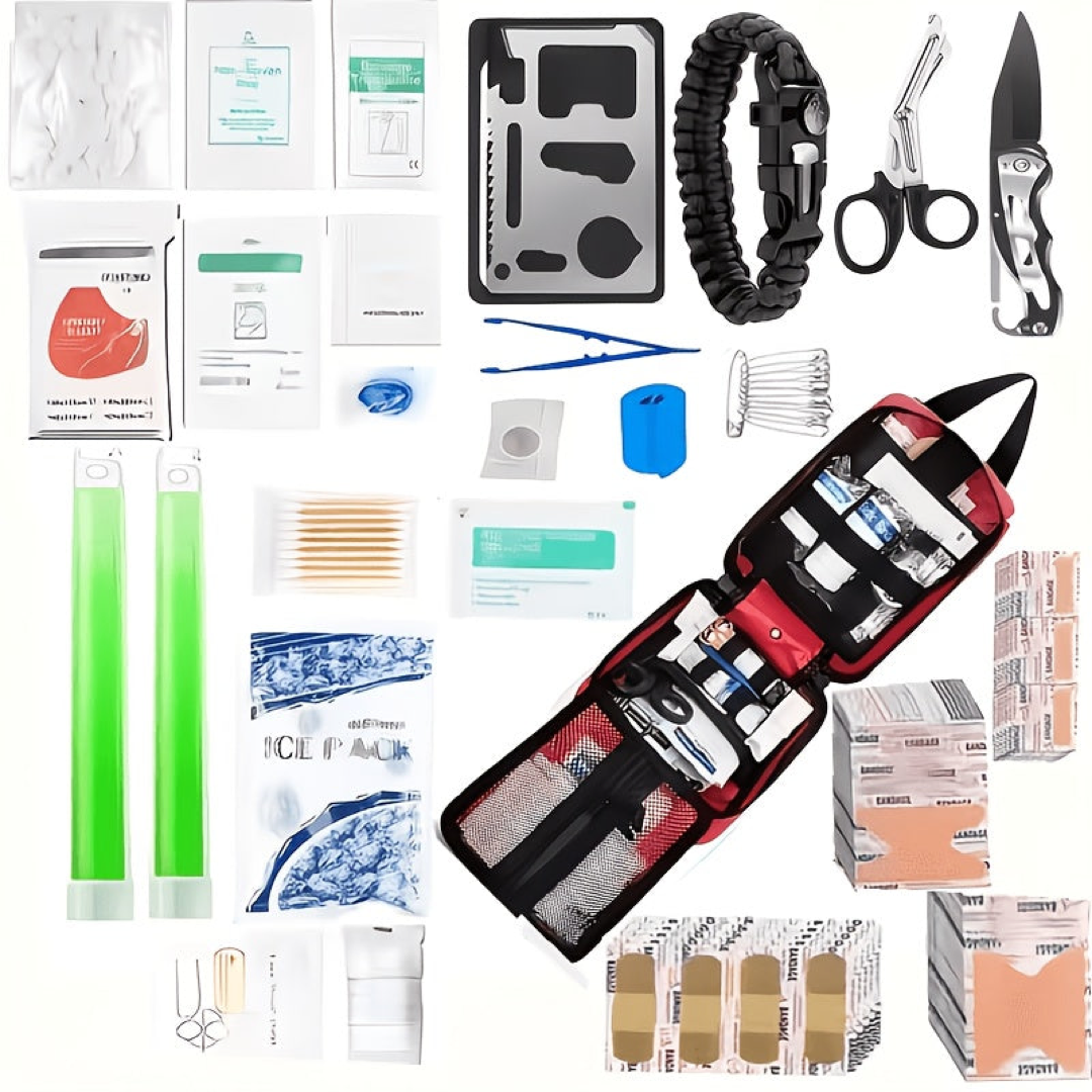 Compact MOLLE First Aid Kit for Outdoor Readiness