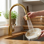 Swivel Spray Faucet for Total Sink Control
