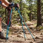 Folding Trekking Pole Pair for Stable Strides