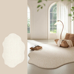 Sculptural Striped Area Rug – Plush Washable Comfort