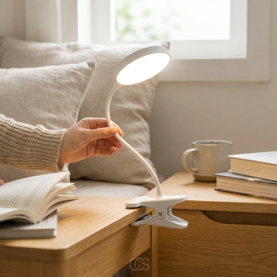 Rechargeable Clamp Lamp for Focused Lighting