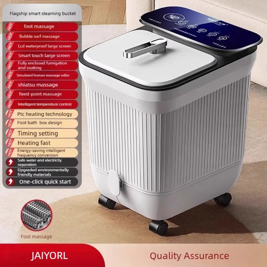 Collapsible Heated Foot Spa for Effortless Relief