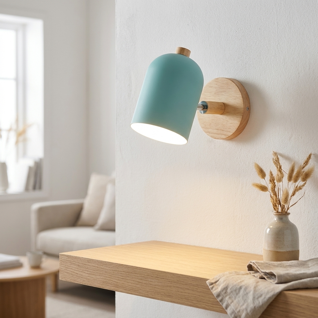 Wooden Wall Spotlight for Focused Lighting