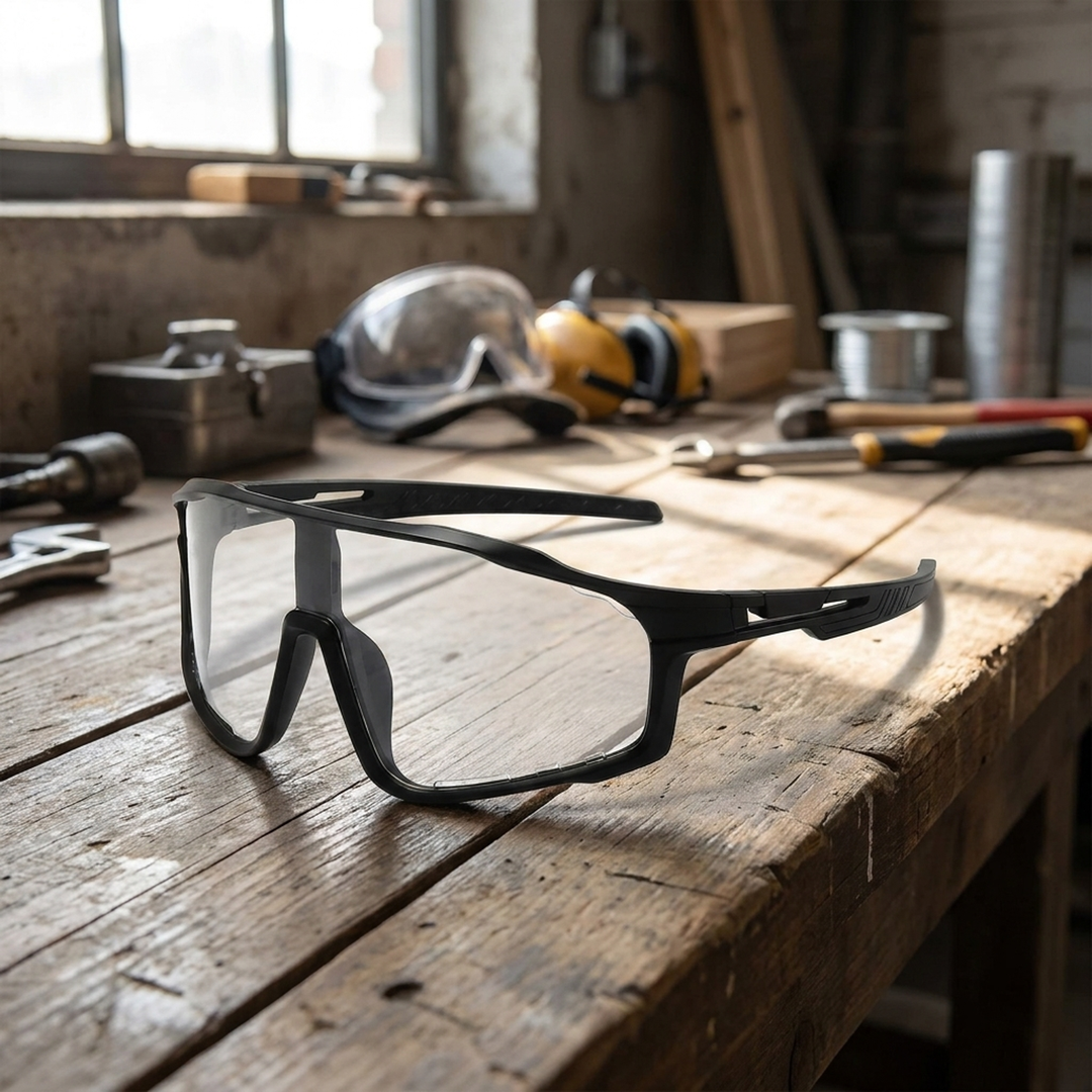 Adaptive Safety Glasses for Clearer Vision