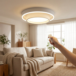 Double Ring LED Ceiling Light – Adjustable Ambiance