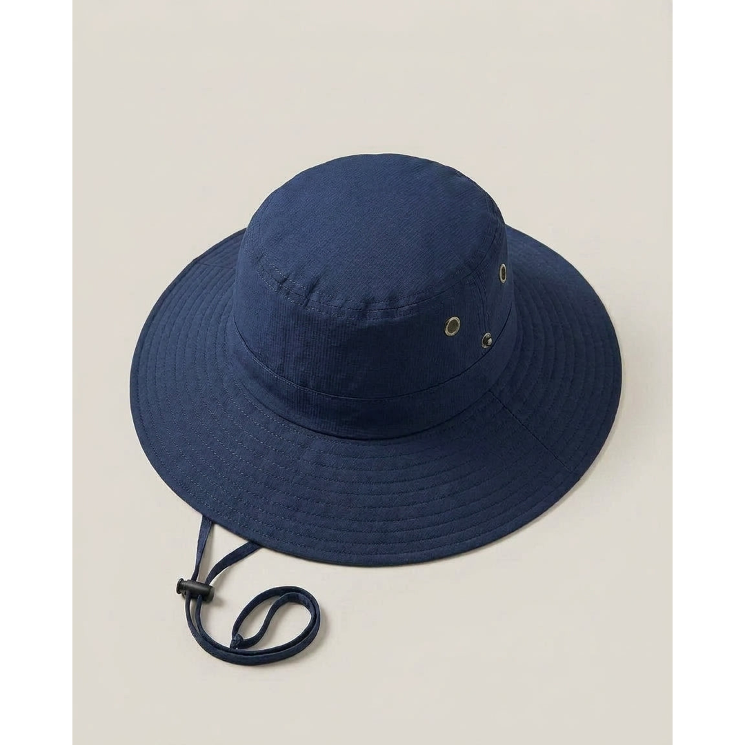 Ventilated Wide-Brim Hat for Cool Sun Protection