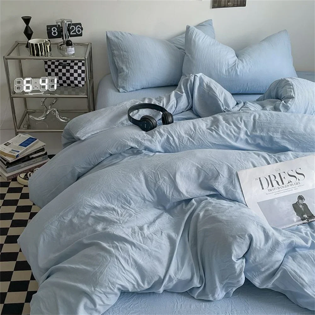 Brushed Bedding Set for Cozy Year-Round Sleep