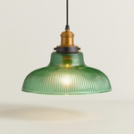 Vintage Glass Pendant Lamp for a Warm Glow
