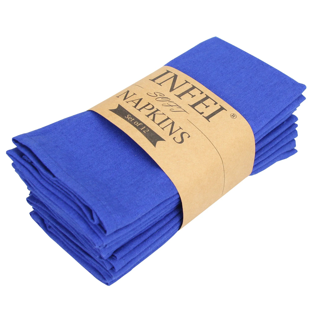 12-Piece Cloth Napkin Set for Effortless Dining