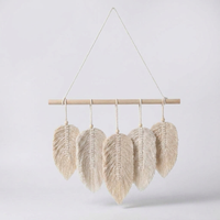 Macrame Leaf Wall Art for Bohemian Warmth