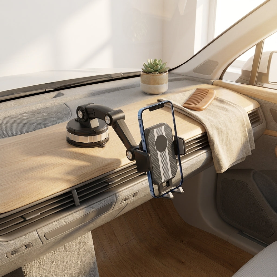 Hands-Free Car Phone Holder for Safer Drives