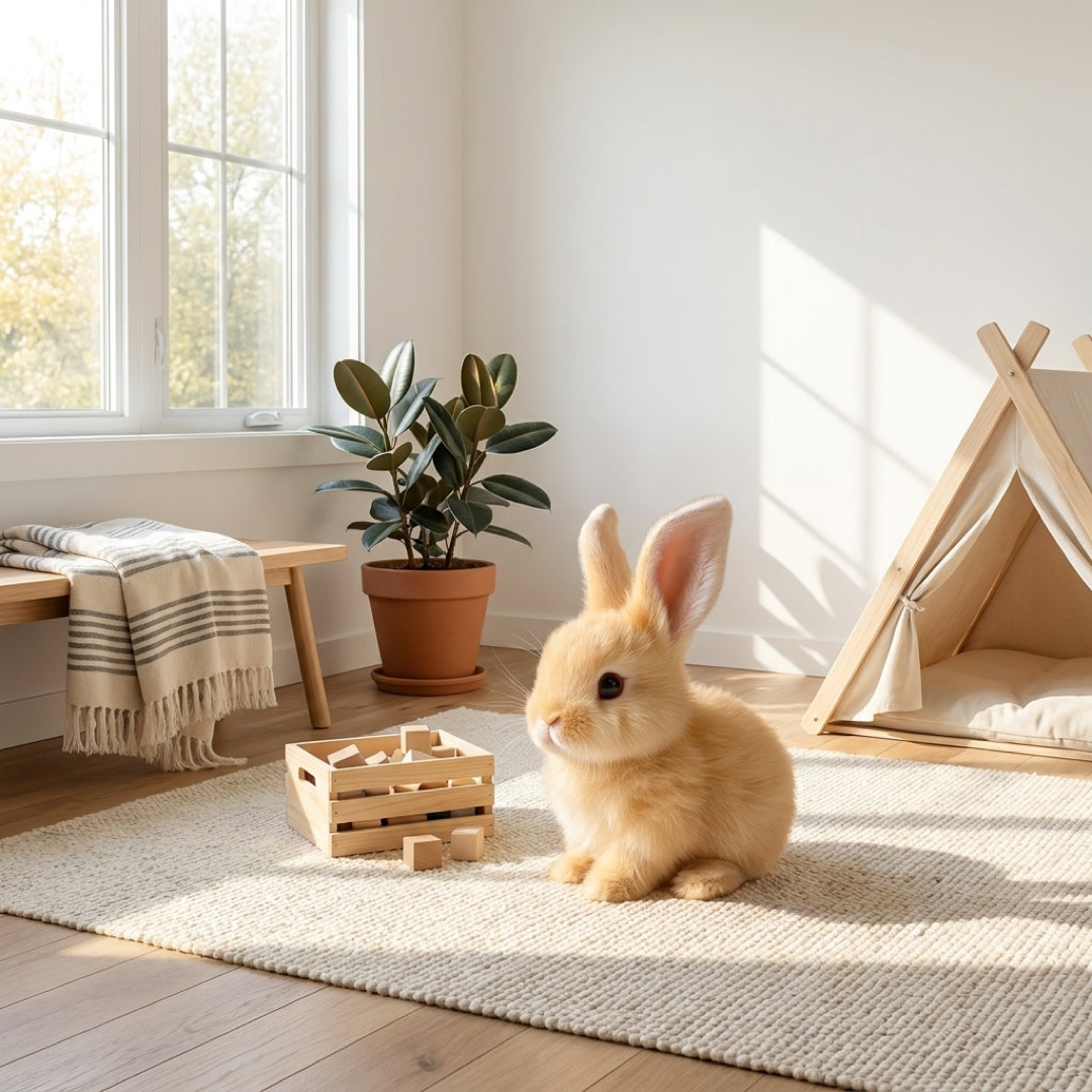 Lifelike Talking Bunny for Imaginative Play