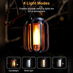 Dual-Flame Solar Lantern For Effortless Outdoor Glow