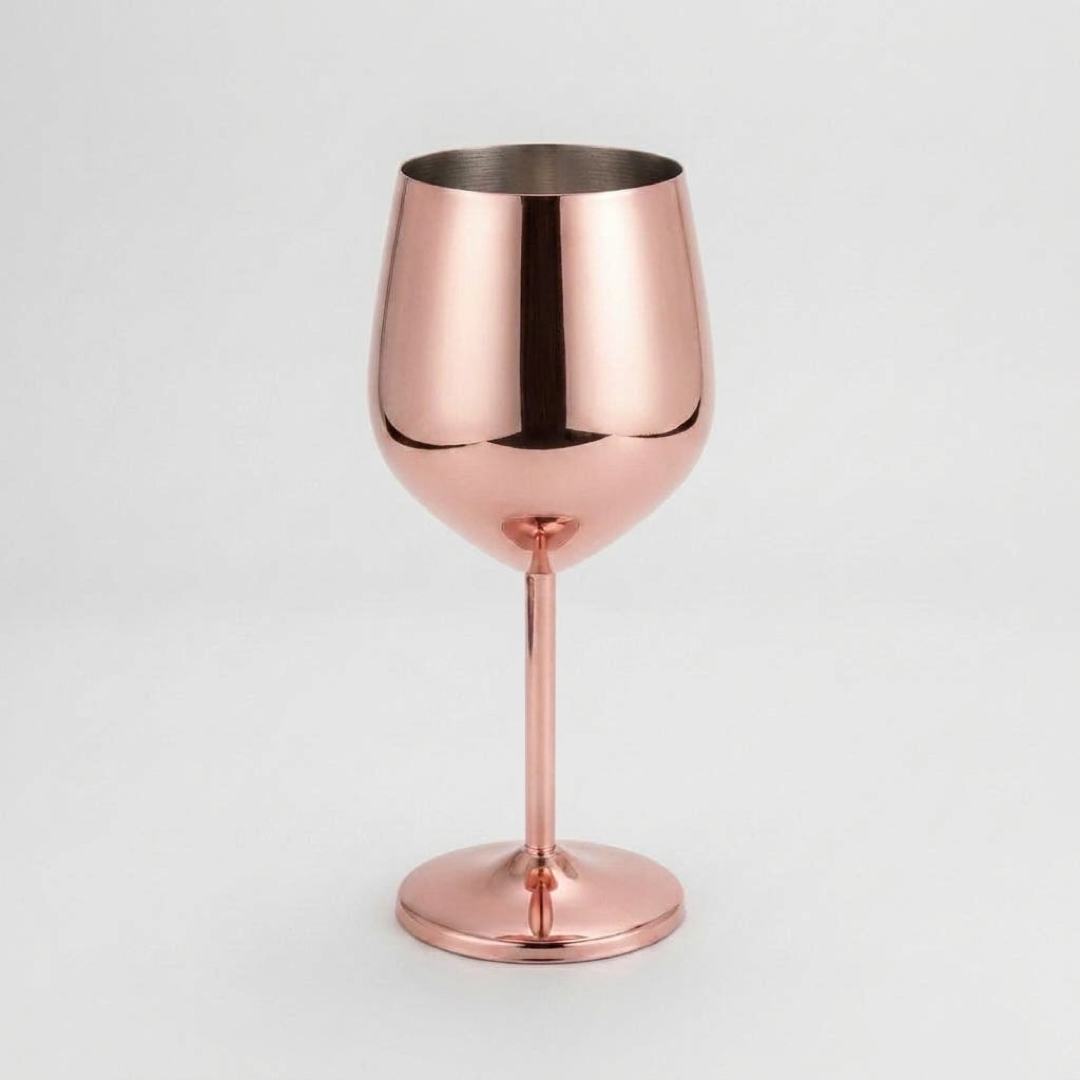 Shatterproof Steel Wine Goblet Keeps Drinks Cool
