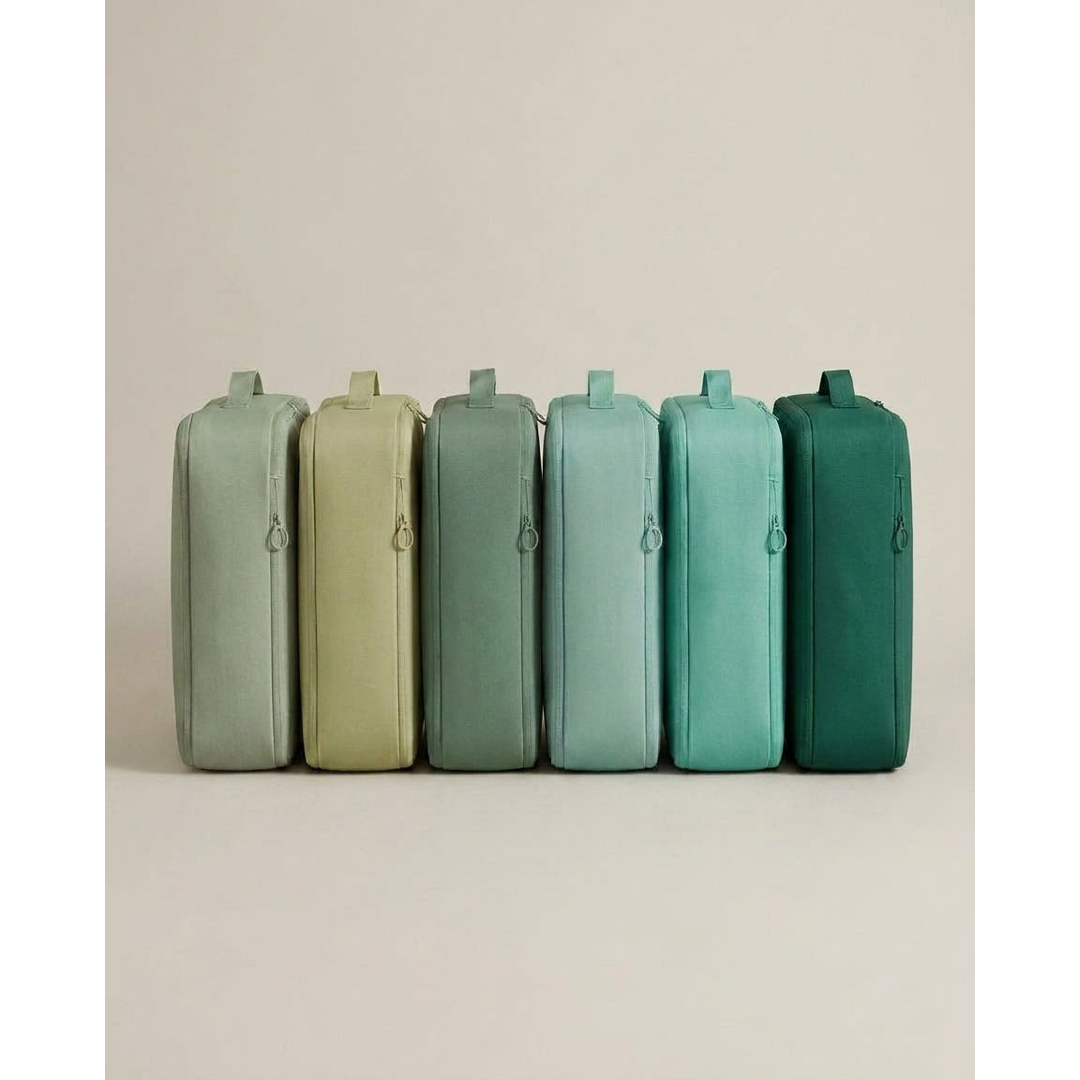 Space-Saving Compression Bags With Carry Handles
