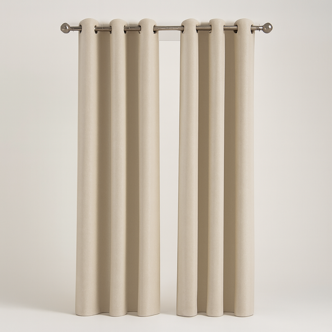 Coated Blackout Curtains for Restful Rooms