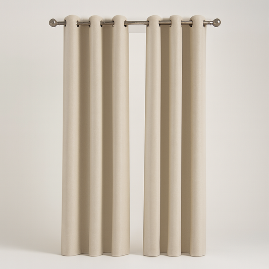 Coated Blackout Curtains for Restful Rooms