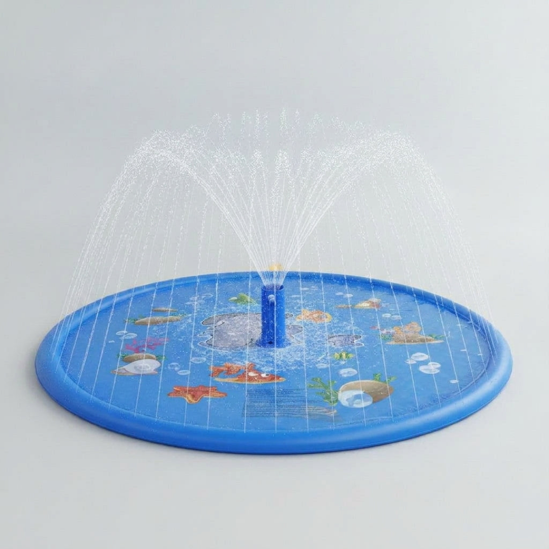 Backyard Sprinkler Play Mat for Cool Summer Fun