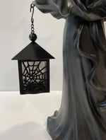 Black Witch Lantern For Cozy Halloween Glow